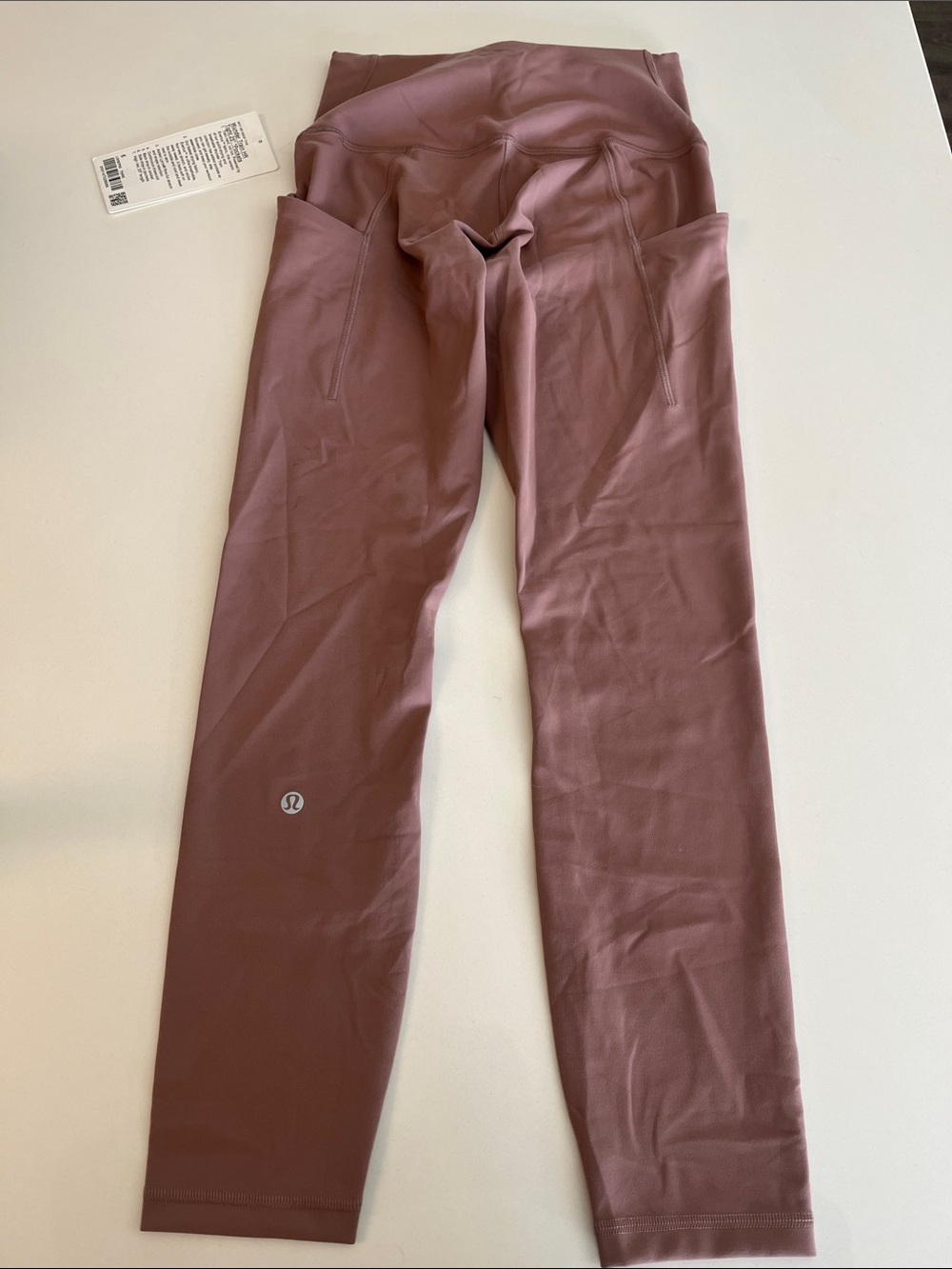 Lululemon Twilight Rose Wunder Train HR Tight 25” *Pockets - Picture 5 of 7
